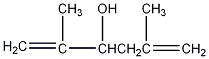 2,5-二甲基-1,5-己二烯-3-醇结构式