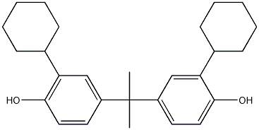 2,2-二(3-环己-4-羟基苯基)丙烷结构式