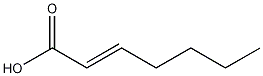 (E)-2-庚烯酸结构式