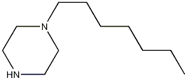 1-正庚基哌嗪结构式