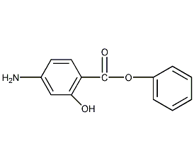 对氨基水杨酸苯酯结构式