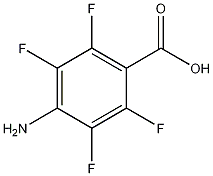 4-氨基-2,3,5,6-四氟苯甲酸结构式