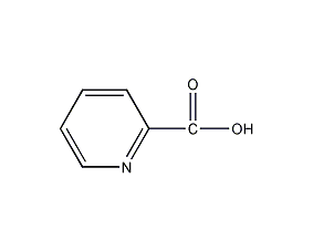 2-吡啶羧酸结构式