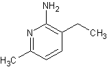 2-氨基-3-乙基-6-甲基吡啶结构式