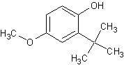 丁基羟基茴香醚结构式