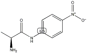 L-丙氨酸4-硝基酰苯胺结构式
