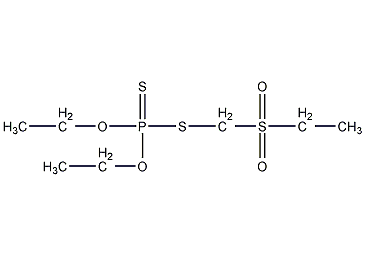 甲拌磷砜结构式