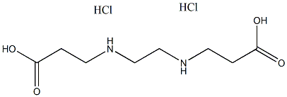 乙二胺-N,N'-二丙酸二盐酸盐结构式