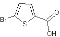 5-溴硫代苯-2-羧酸结构式