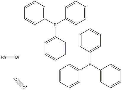 羰基溴双三苯基磷基钌(I)结构式