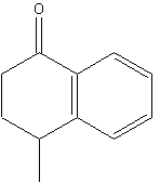 3,4-二氢-4-甲基-1(2H)-萘酮结构式