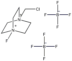 1-氯甲基-4-氟-1,4-二氮杂双环[2.2.2]辛烷二(四氟硼酸)盐结构式