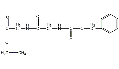 N-CBZ-甘氨酸乙酯结构式