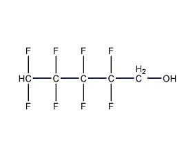 2,2,3,3,4,4,5,5-八氟-1-戊醇结构式