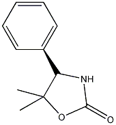 (R)-(-)-5,5-二甲基-4-苯-2-噁唑烷酮结构式