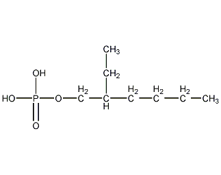 磷酸-2-乙基己酯结构式