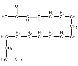 十七碳烯酸结构式