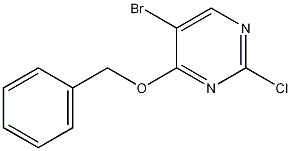 5-溴-2-氯-4-(苯甲氧基)-嘧啶结构式