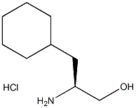 (S)-(+)-2-氨基-3-环己基-1-丙醇盐酸盐结构式