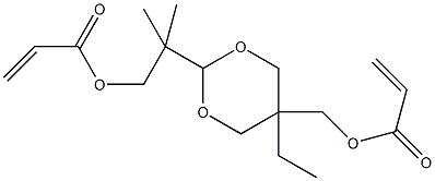 [2-[1,1-dimethyll-2[(1-oxoallyl)oxy]ethyl]-5-ethyl-1,3-dioxan-5yl]methyl acrylate