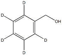 苯甲醇-2,3,4,5,6-d5结构式