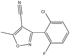 3-(2-Chloro-6-fluorophenyl)-5-methylisoxazole-4-carbonitrile