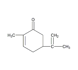 R-(-)-香芹酮结构式