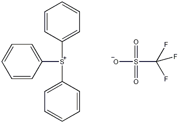 三苯基硫三氟甲烷磺酸盐结构式