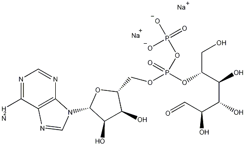 腺苷5'-二磷酸葡糖二钠结构式