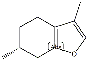 (+)-薄荷呋喃结构式