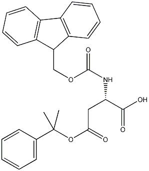 FMOC-Asp(2-苯异丙酯)-OH结构式