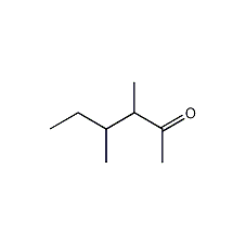 3,4-二甲基-2-己酮结构式