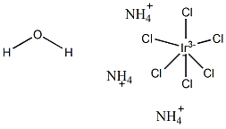 六氯铱(Ⅲ)酸铵结构式