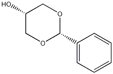 顺-2-苯基-1,3-二噁烷-5-醇结构式