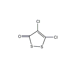 4,5-二氯-1,2-二硫酮-3-酮结构式
