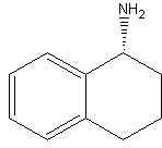 (R)-(-)-1,2,3,4-四氢-1-萘胺结构式