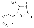 (4S,5R)-(-)-4-甲基-5-苯基-2-噁唑啉酮结构式