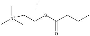S-碘化丁酰硫代胆碱结构式