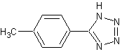 5-(4-甲基苯基)-1H-四唑结构式