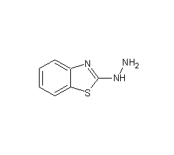 2-肼基苯并噻唑结构式