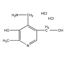 吡哆胺二盐酸盐结构式