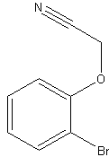 2-溴苯氧基乙酰腈结构式