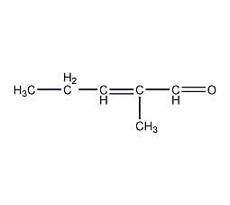 2-甲基-2-戊烯醛结构式