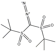 双(叔-丁基黄酰基)重氮甲烷结构式