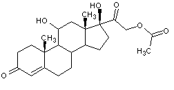 醋酸氢化可的松结构式