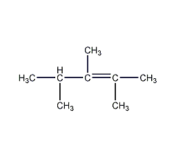 2,3,4-三甲基-2-戊烯结构式