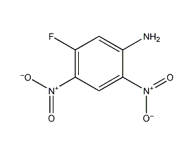 2,4-二硝基-5-氟苯胺结构式