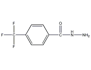 4-(三氟甲基)亚苯基肼结构式
