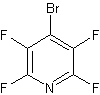 4-溴-2,3,5,6-四氟吡啶结构式