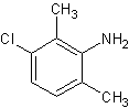 3-氯-2,6-二甲基苯胺结构式